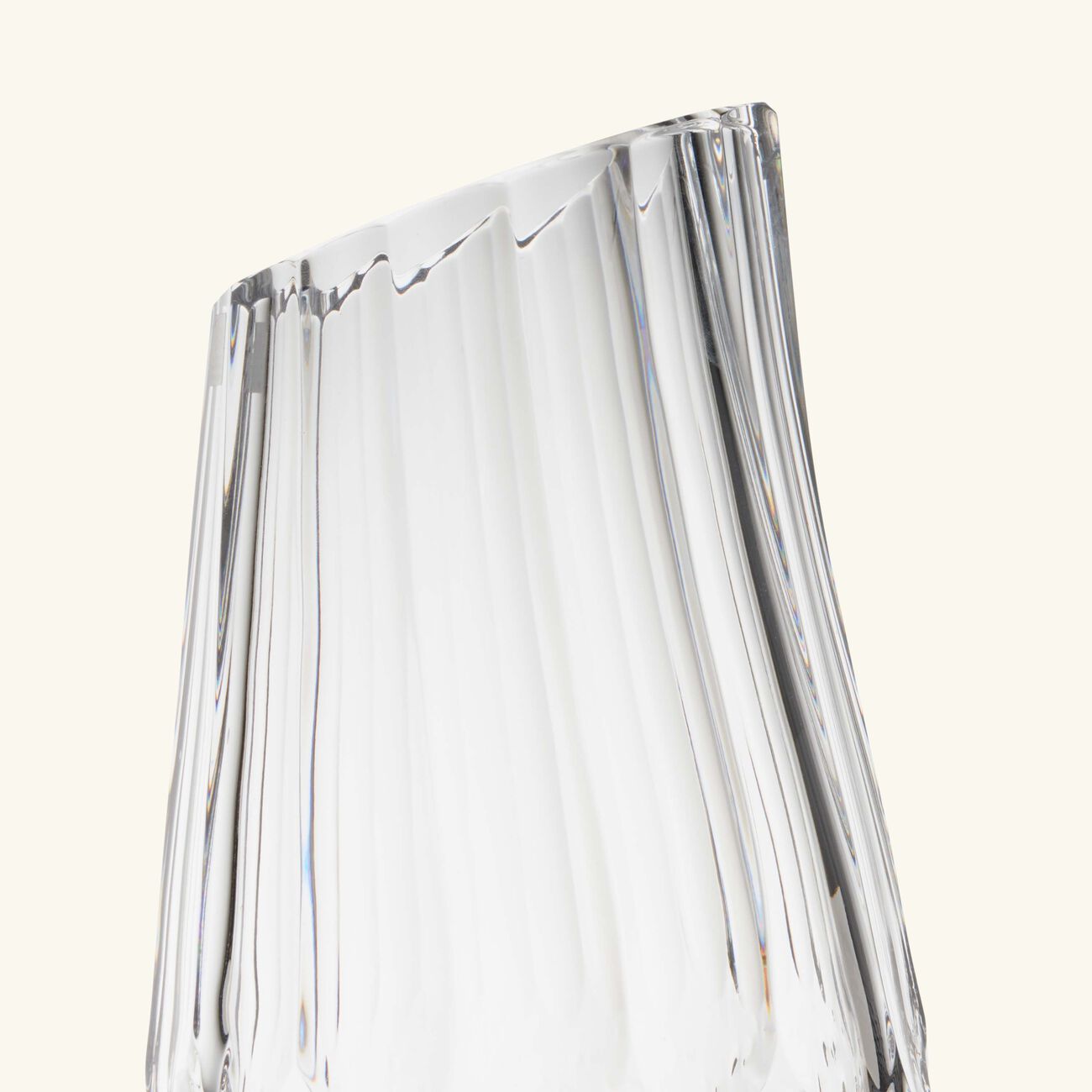 mario cioni   c elephants whisper vase large clear