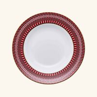 baccarat arcadia soup plate red 23cm set of 2