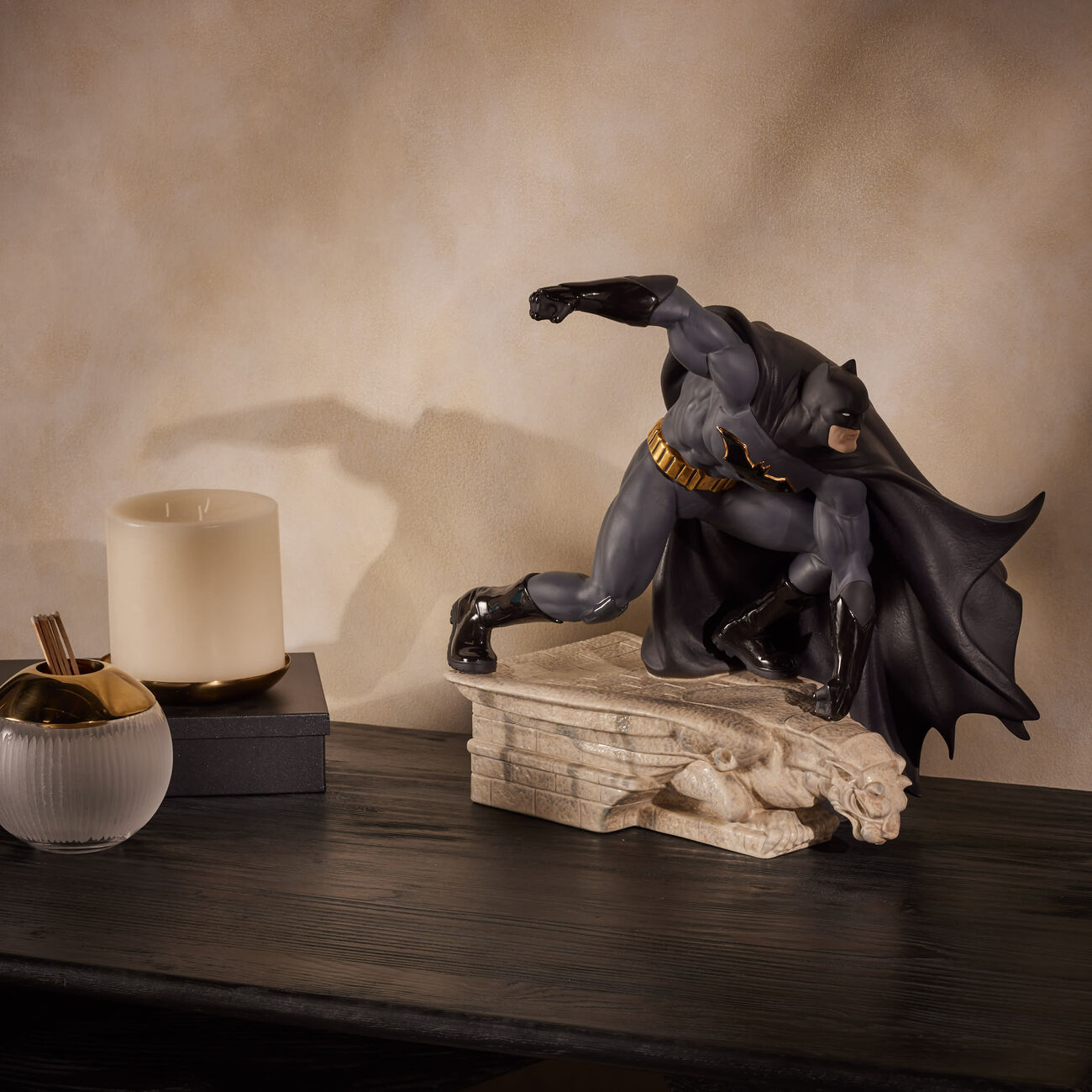Batman Sculpture Large Black lladro batman sculpture large black