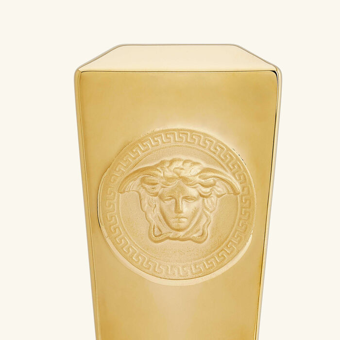 versace medusa candle holder gold