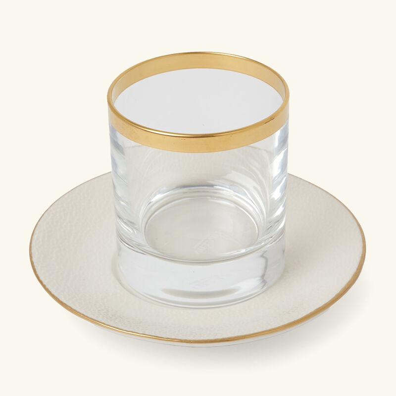 Dressage Ice Cream Cup & Saucer Clear villari dressage ice cream cup saucer clear