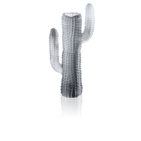 Jardin de Cactus Vase Large Grey daum jardin de cactus vase large grey