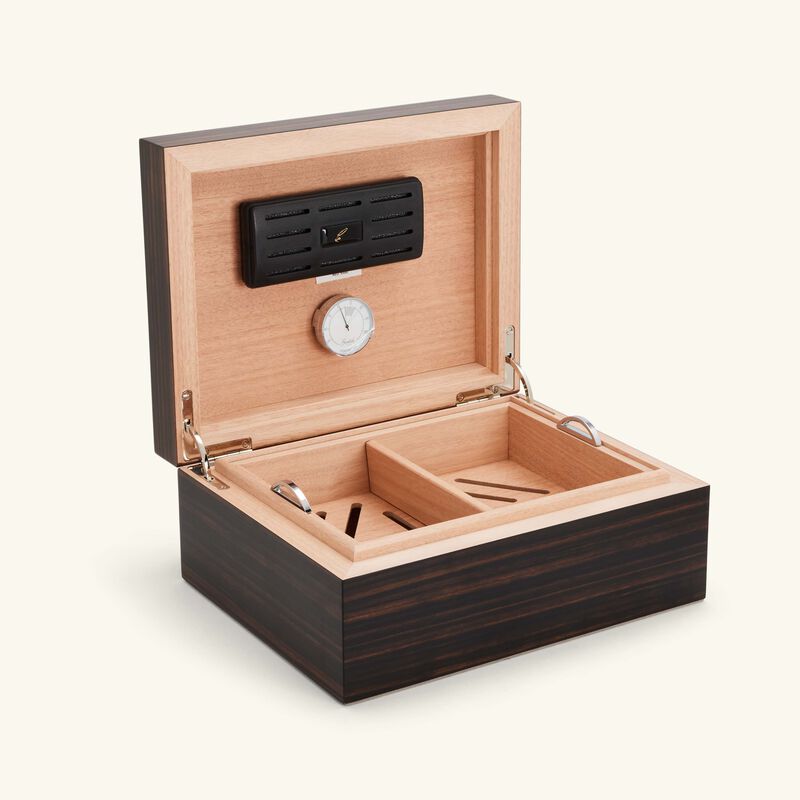 Elie Saab Cigar Humidor Ebony Ecusson giobagnara elie saab cigar humidor ebony ecusson