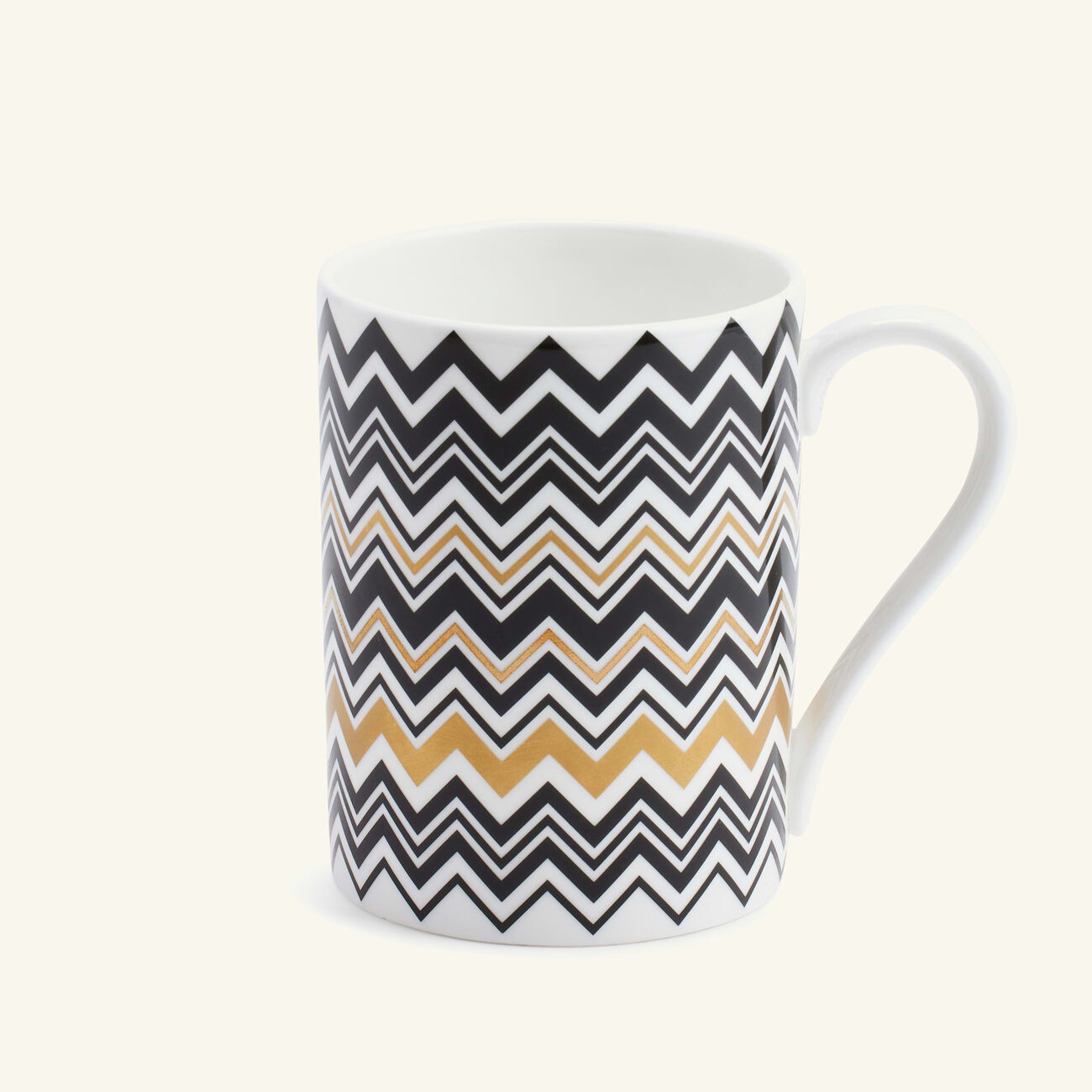 missoni home zig zag mug gold