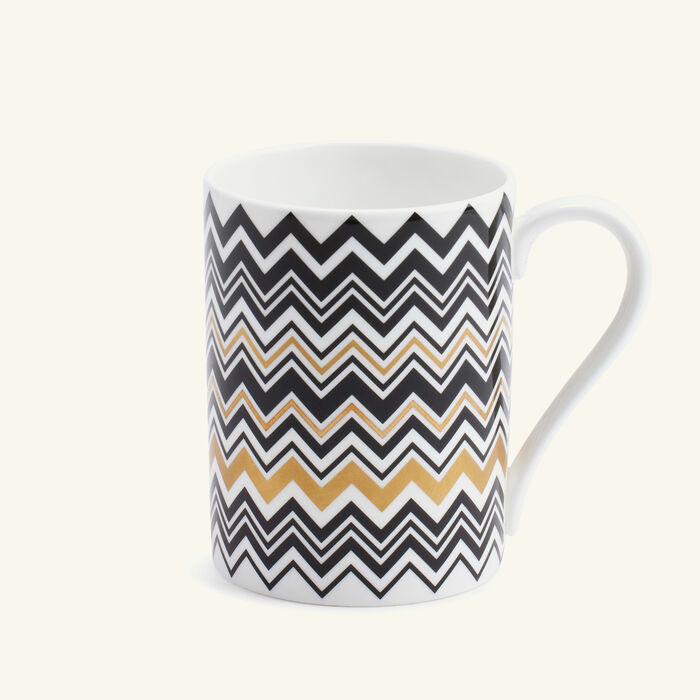 missoni home zig zag mug gold