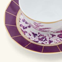 bernardaud tea cup saucer pink set of 2
