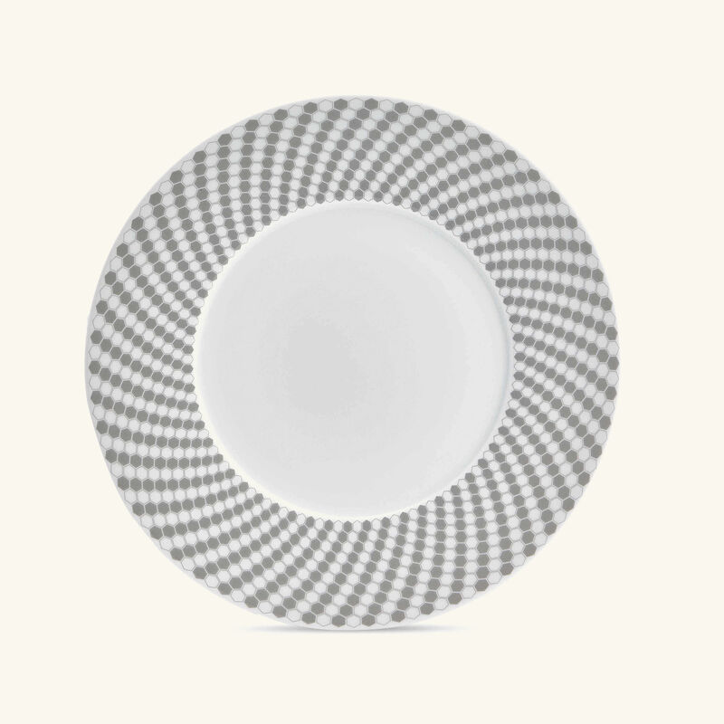 Madison 6 Dessert Plate Round Grey 21cm christofle madison 6 dessert plate round grey 21cm