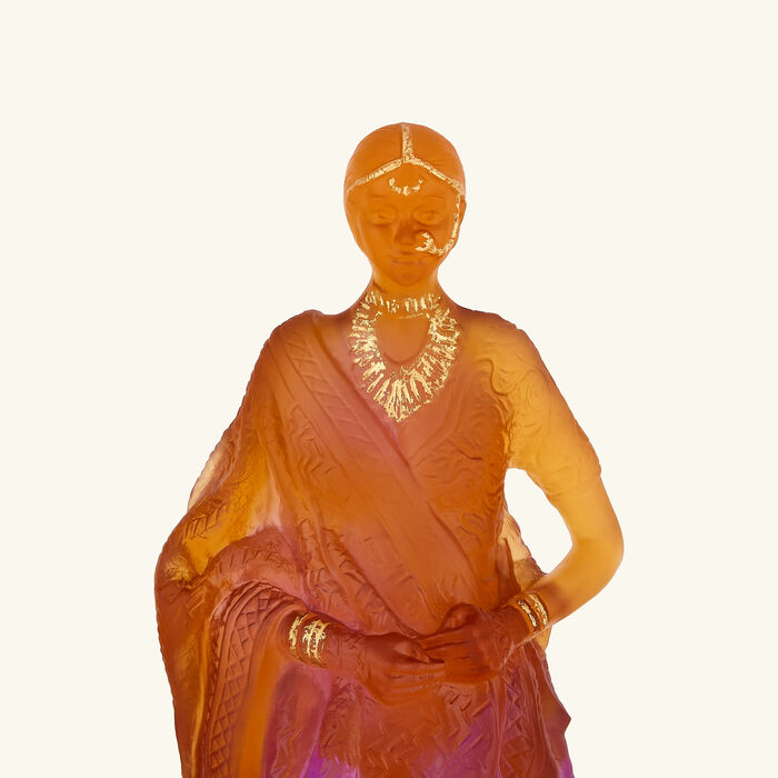 Rani Padmini Paul Beckrich Figurine Limited Edition Orange daum rani padmini paul beckrich figurine limited edition orange