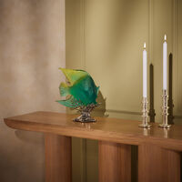 daum maya royal angelfish figurine medium blue limited edition