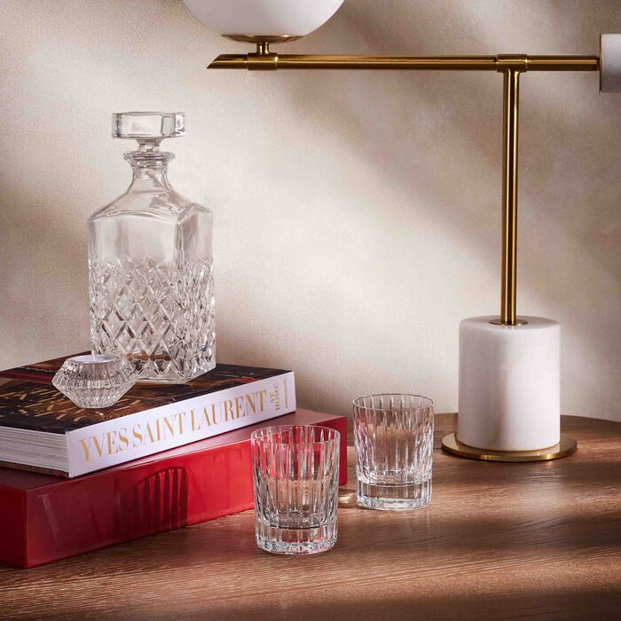 baccarat harmonie drinking glass clear set of 2