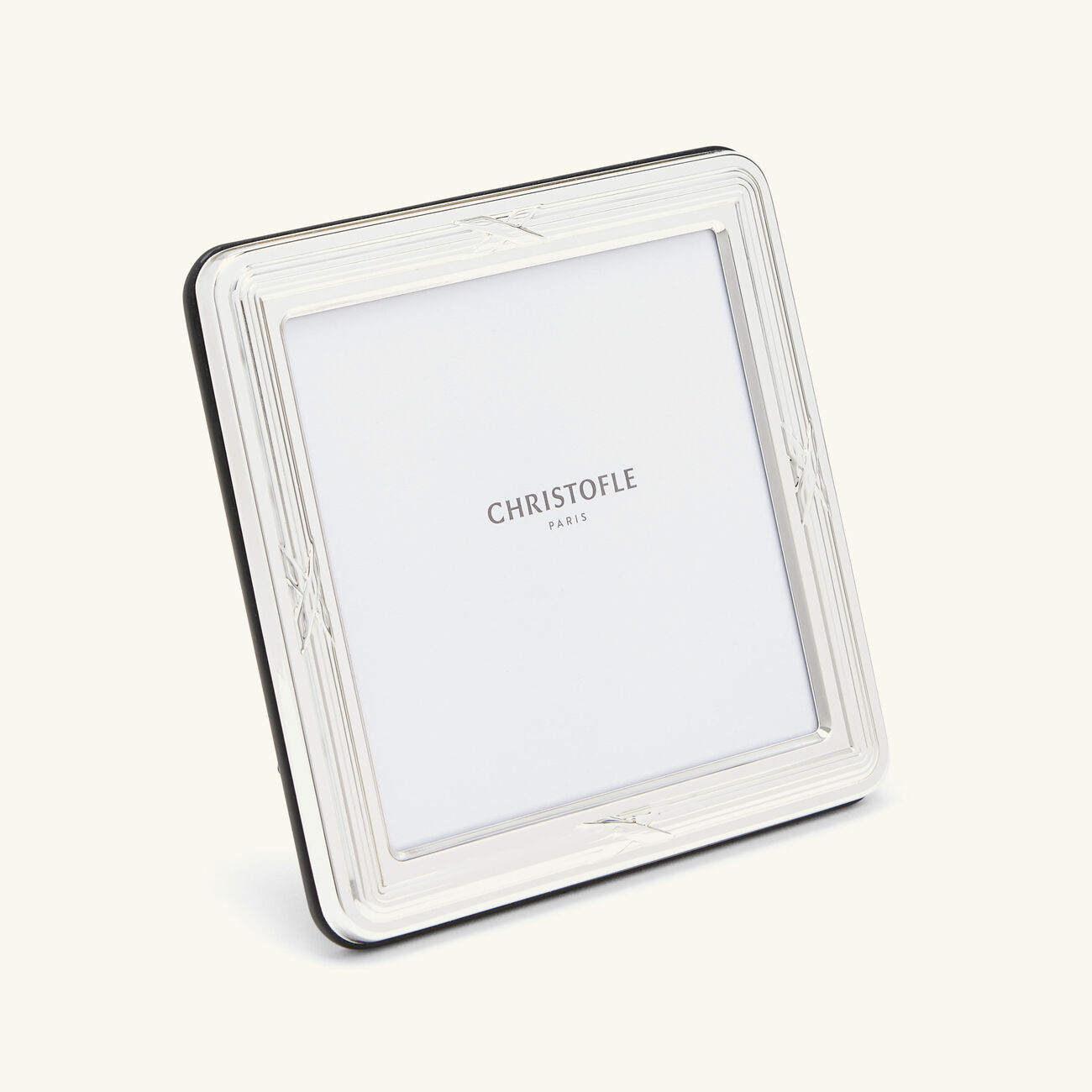 christofle rubans picture frame silver plated 9x9cm