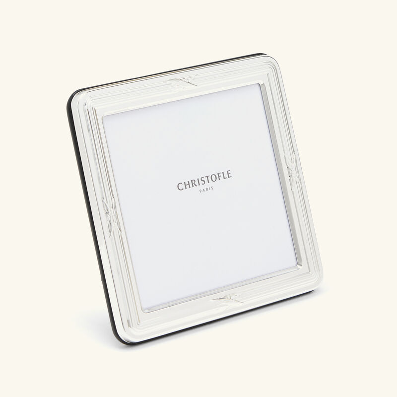 christofle rubans picture frame silver plated 9x9cm