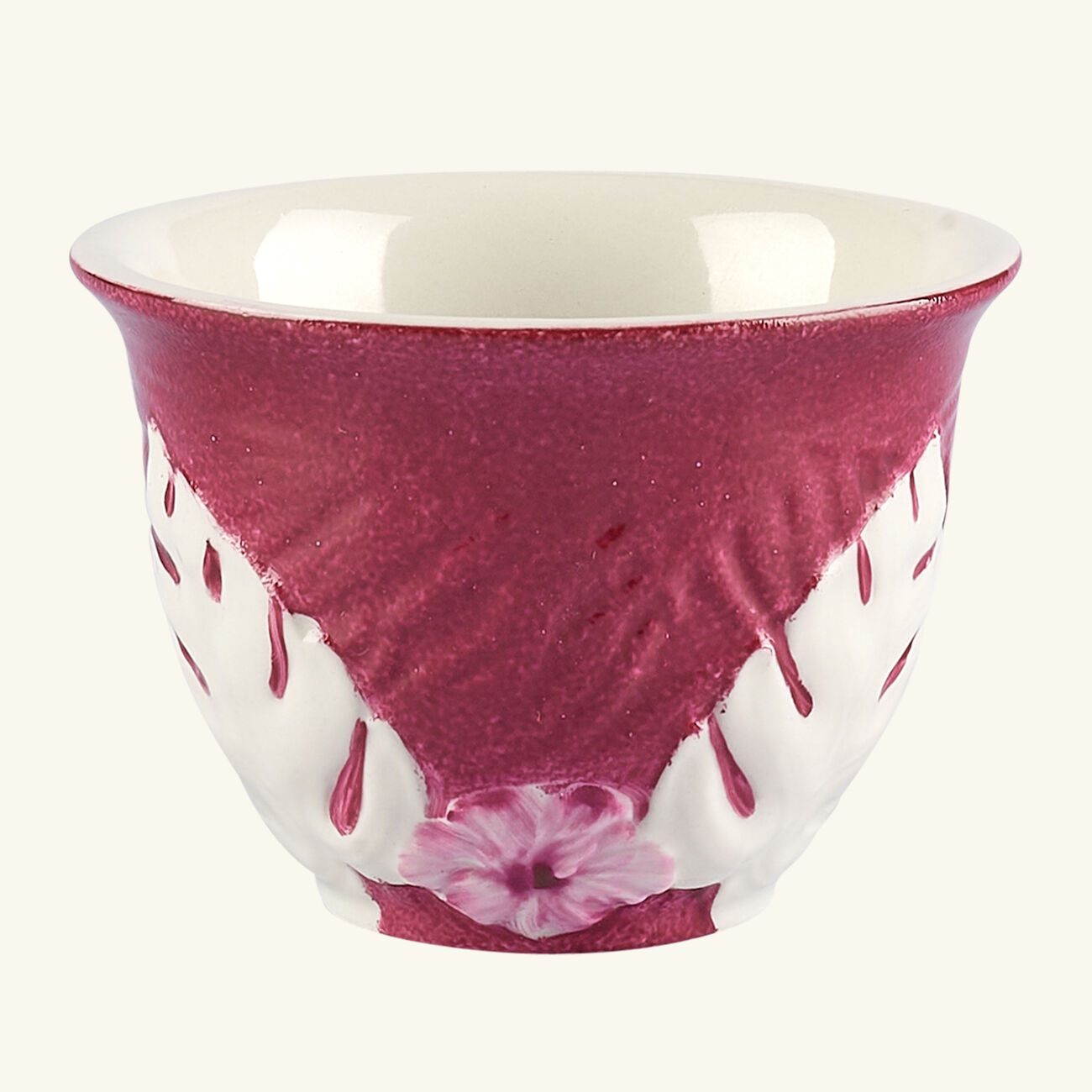 villari acapulco arabic coffee maroon set of 6