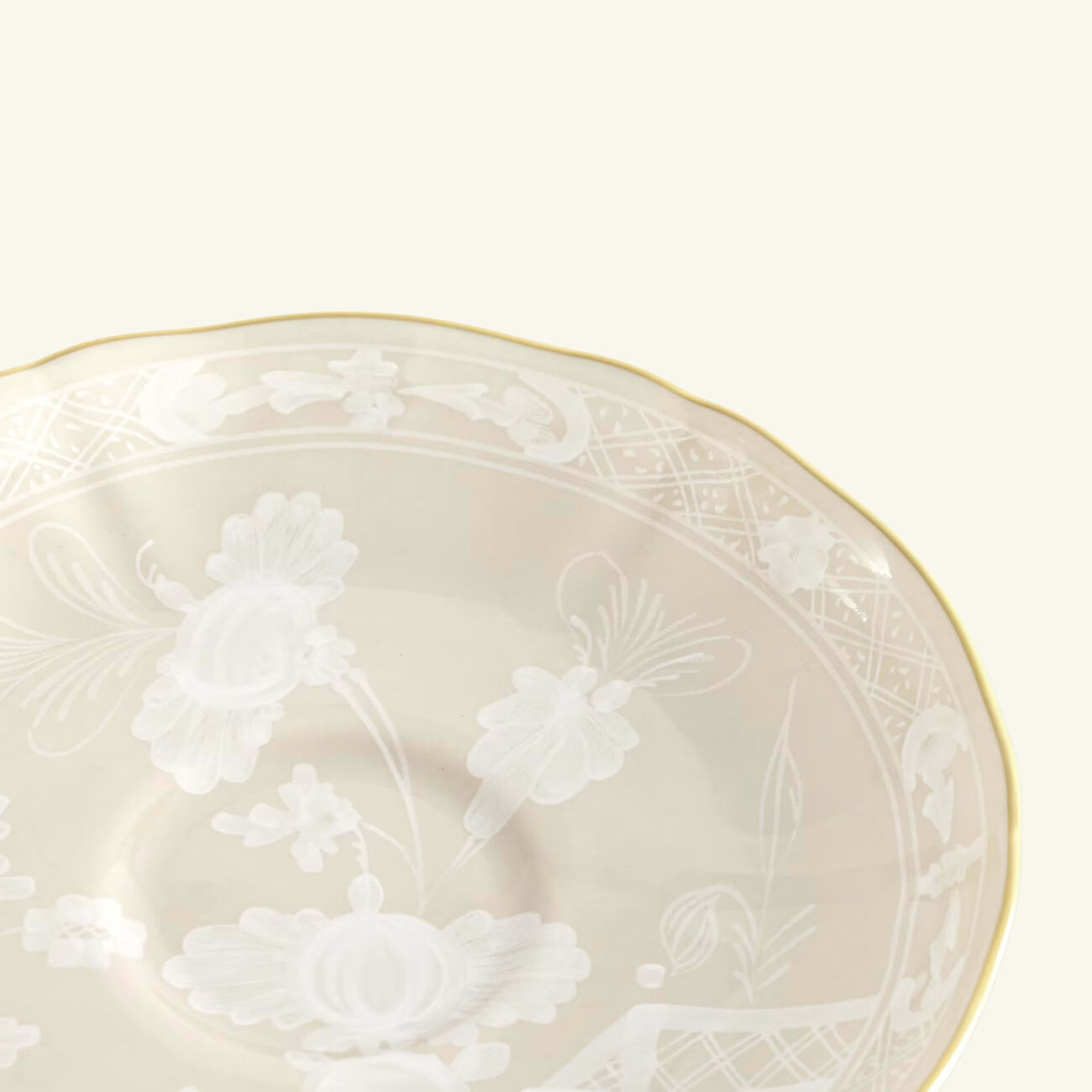 Oriente Italiano Mergina Espresso Saucer Beige ginori 1761 oriente italiano mergina espresso saucer beige