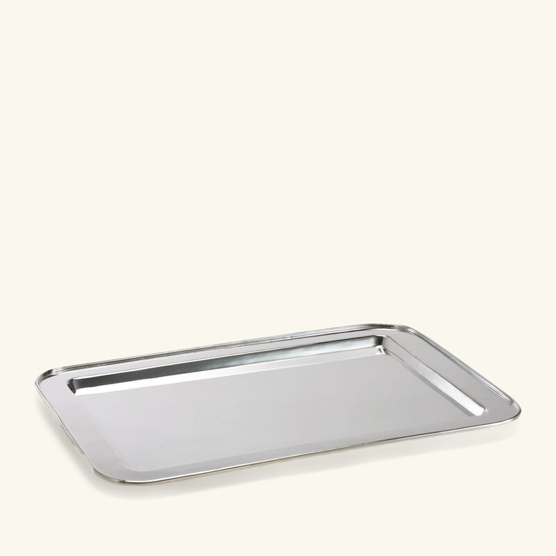 Durban Serving Tray Rectangular Large Silver ralph lauren home durban serving tray rectangular large silver