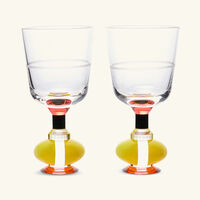 reflections copenhagen richmond drinking glass yellow set of 2
