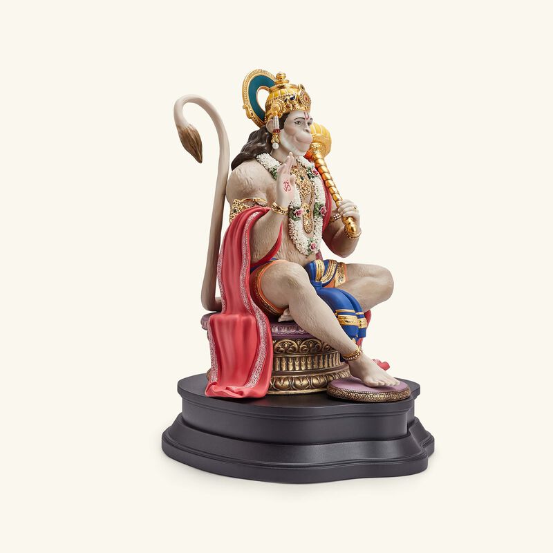 lladro lord hanuman sculpture large