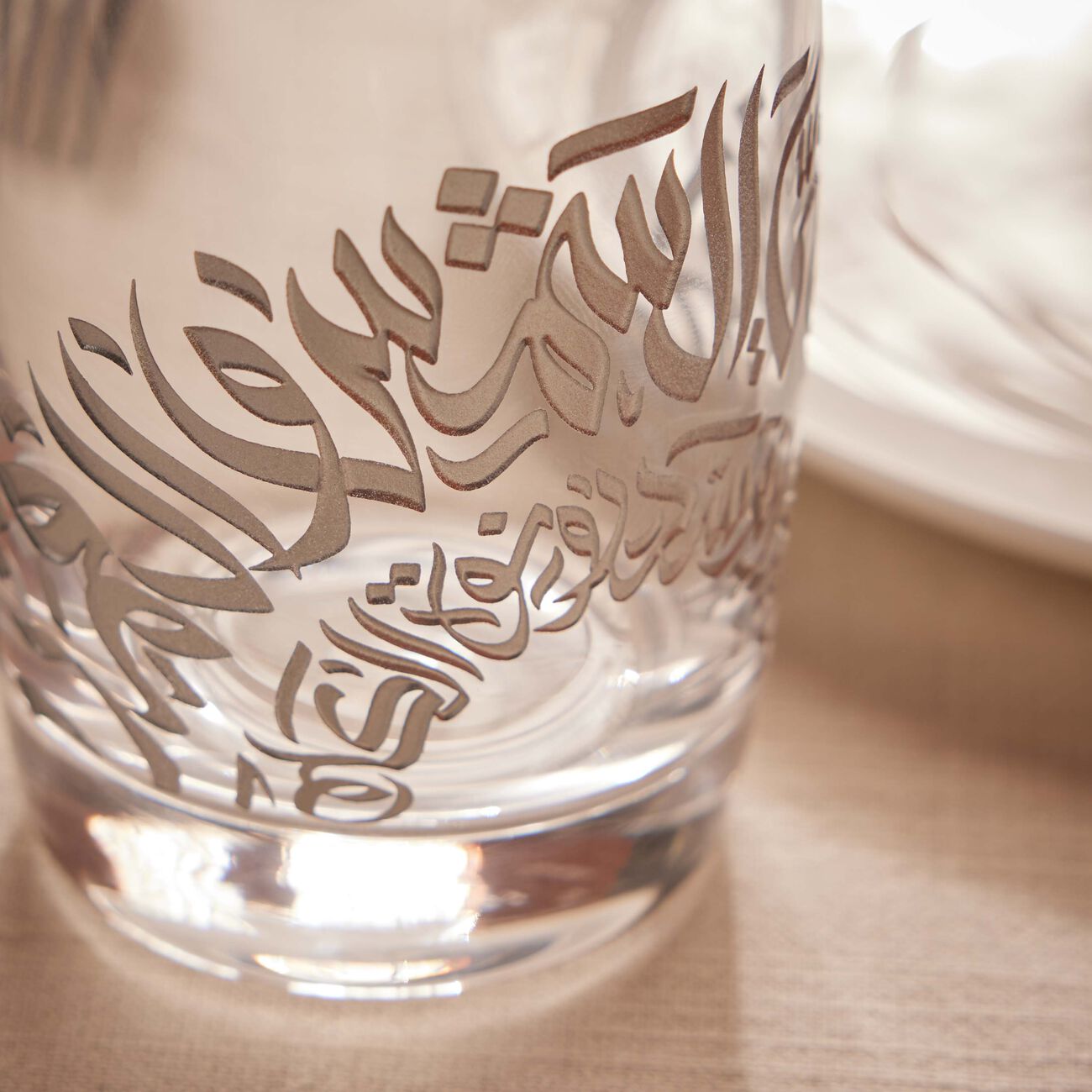 Qamar Short Tumbler Clear Set of 6 dimlaj qamar short tumbler clear set of 6