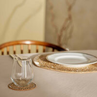 kim seybert bevel coasters gold set of 4