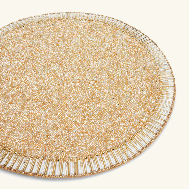 kim seybert bevel placemat gold