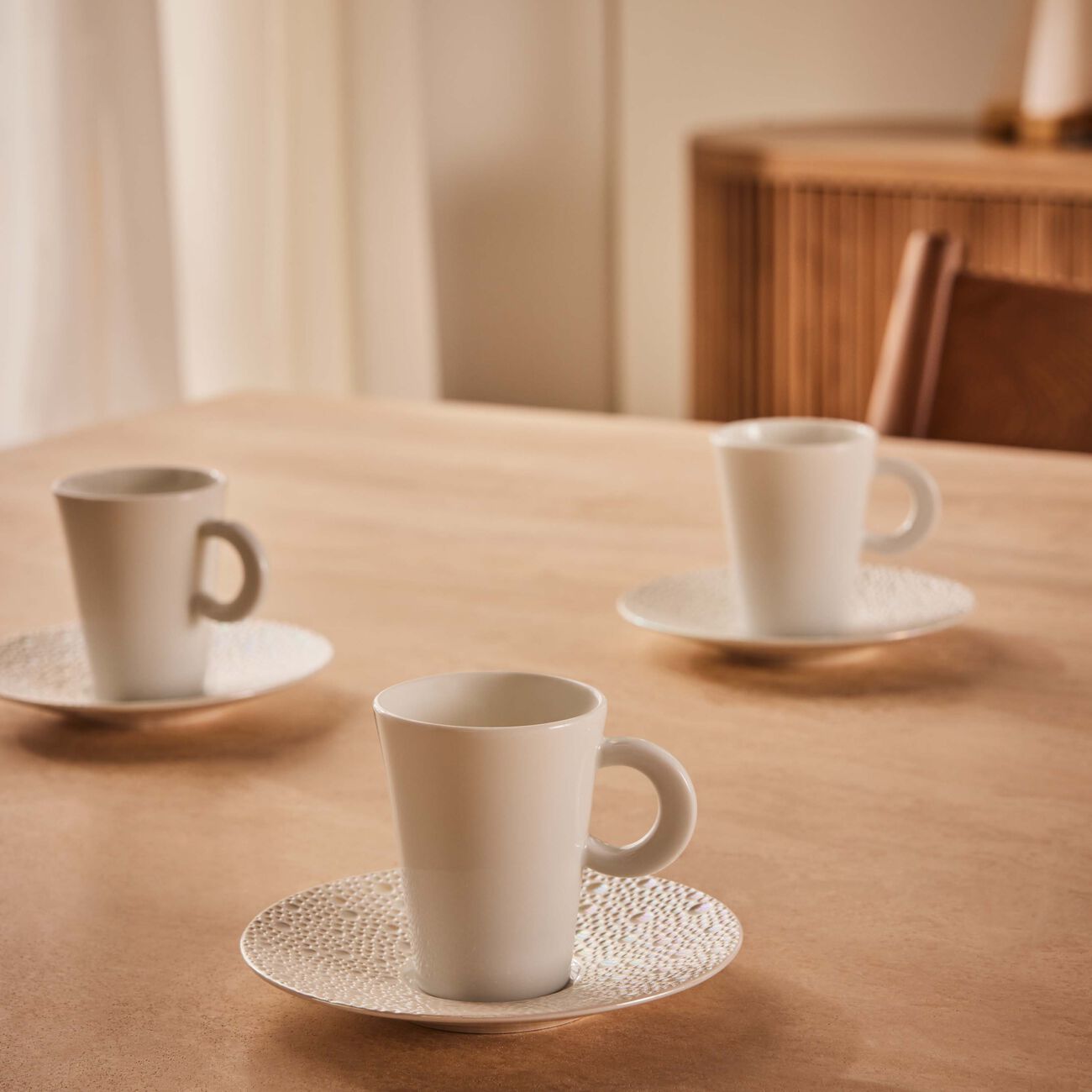 برناردو cume perle set of espresso cups and saucers