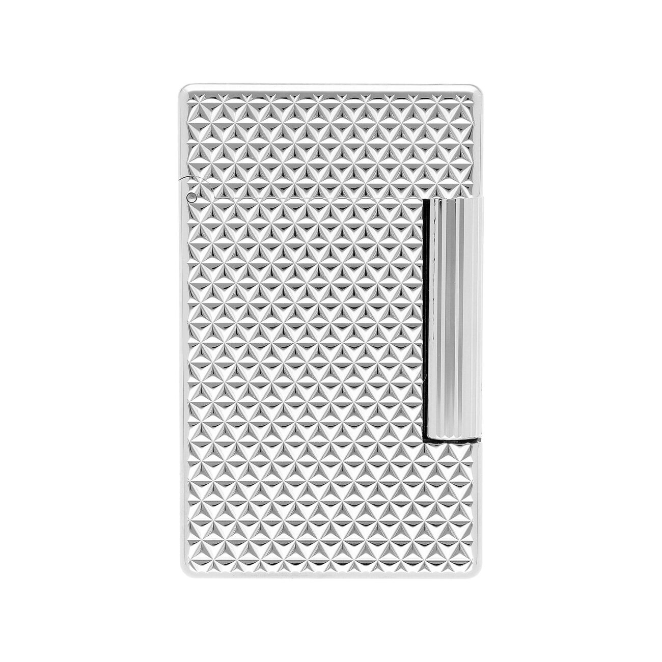 اس تي دوبون ولاعة إنيشال بنقشة الماسات باللون الفضي