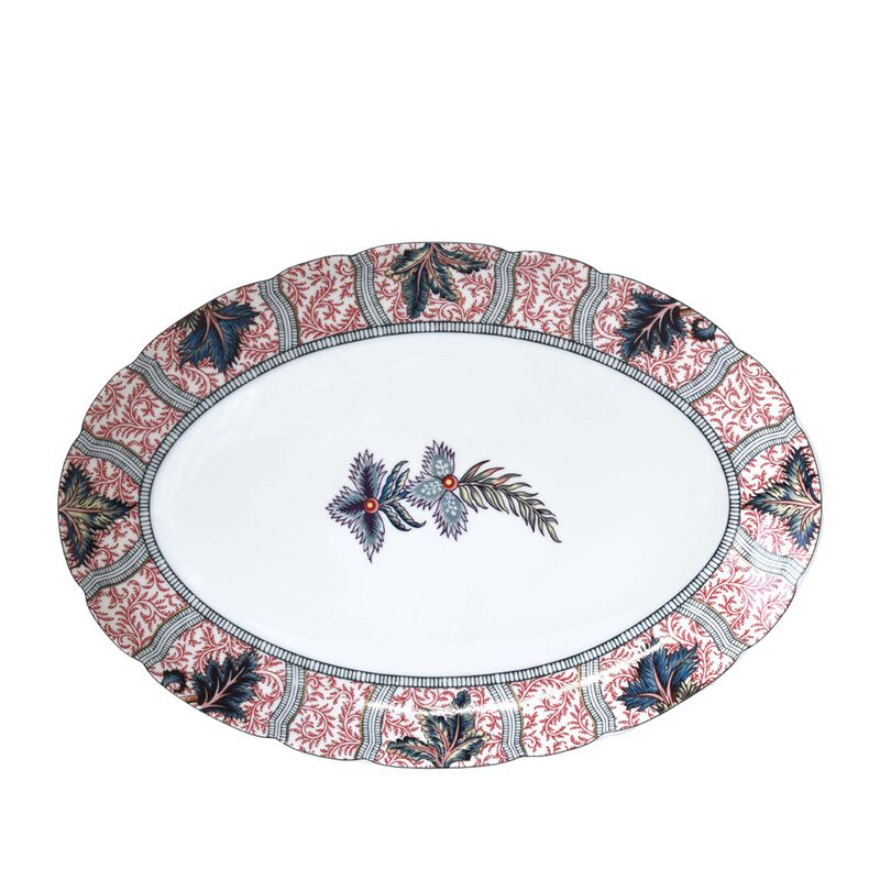 Collection Braquenié Oval Plate, large