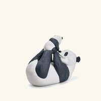 lladro mommy panda sculpture medium black