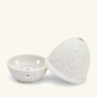 lladro lithophane votive light   goddess lakshmi