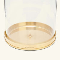 ralph lauren home modern hurricane candle holder gold