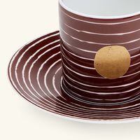 bernardaud aboro coffee cup saucer set of 4