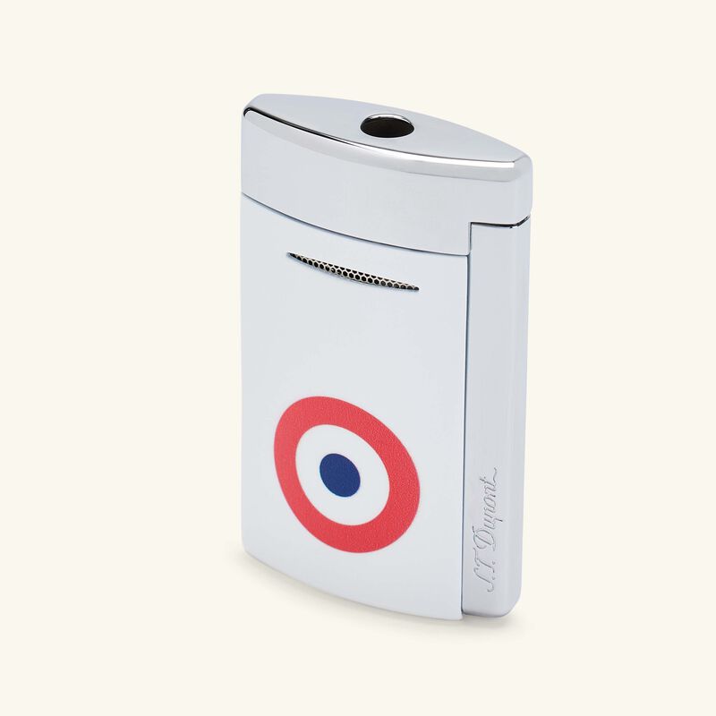 st dupont minijet lighter white