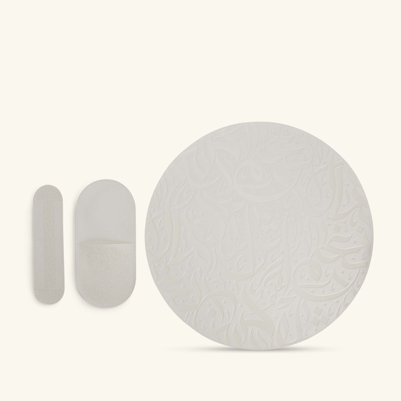 dimlaj nagham table acessories silver set of 6