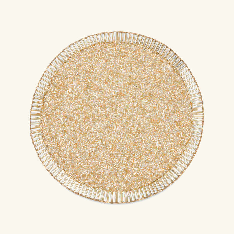 kim seybert bevel placemat gold