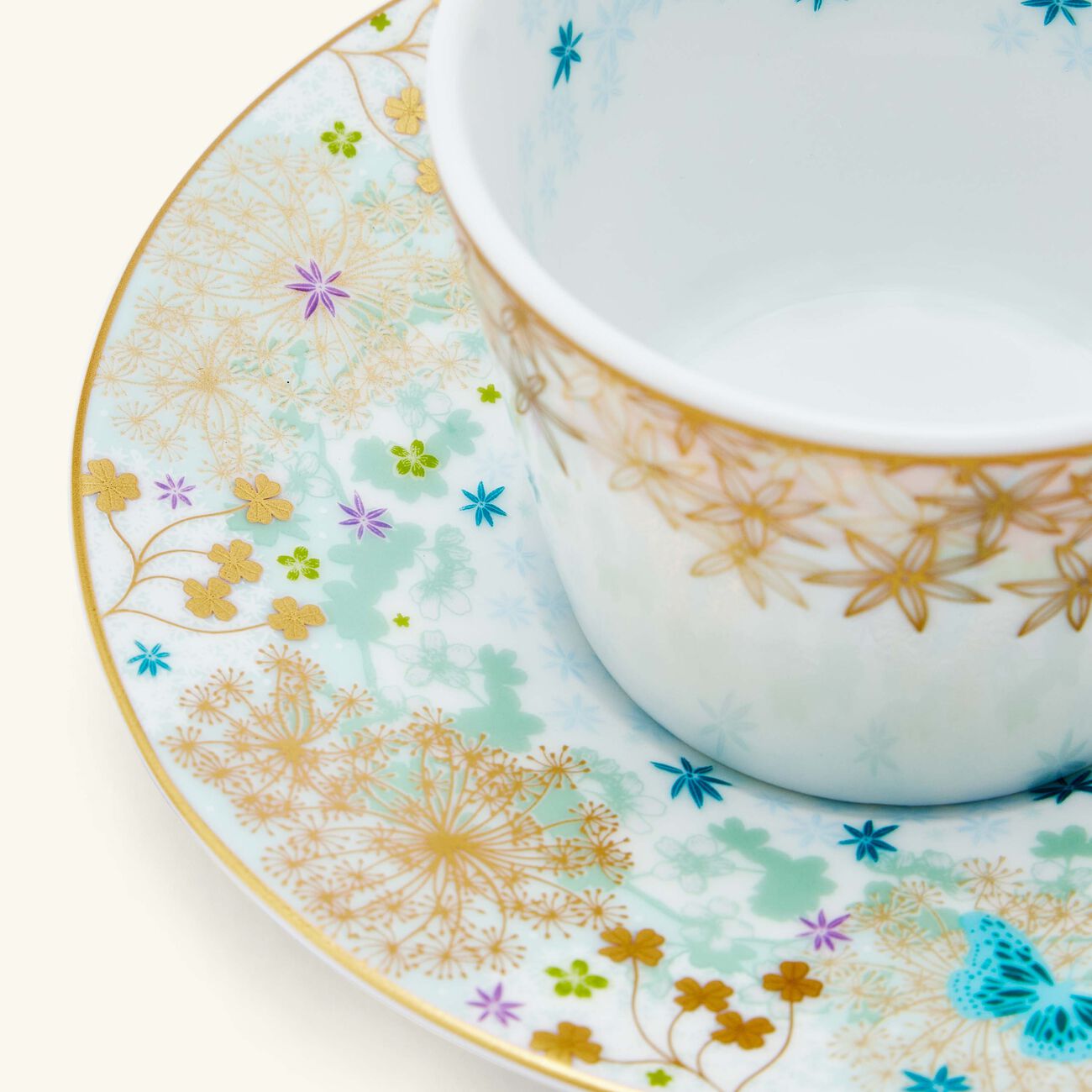 Coffee Cup & Saucer Blue Set Of 2 bernardaud coffee cup saucer blue set of 2