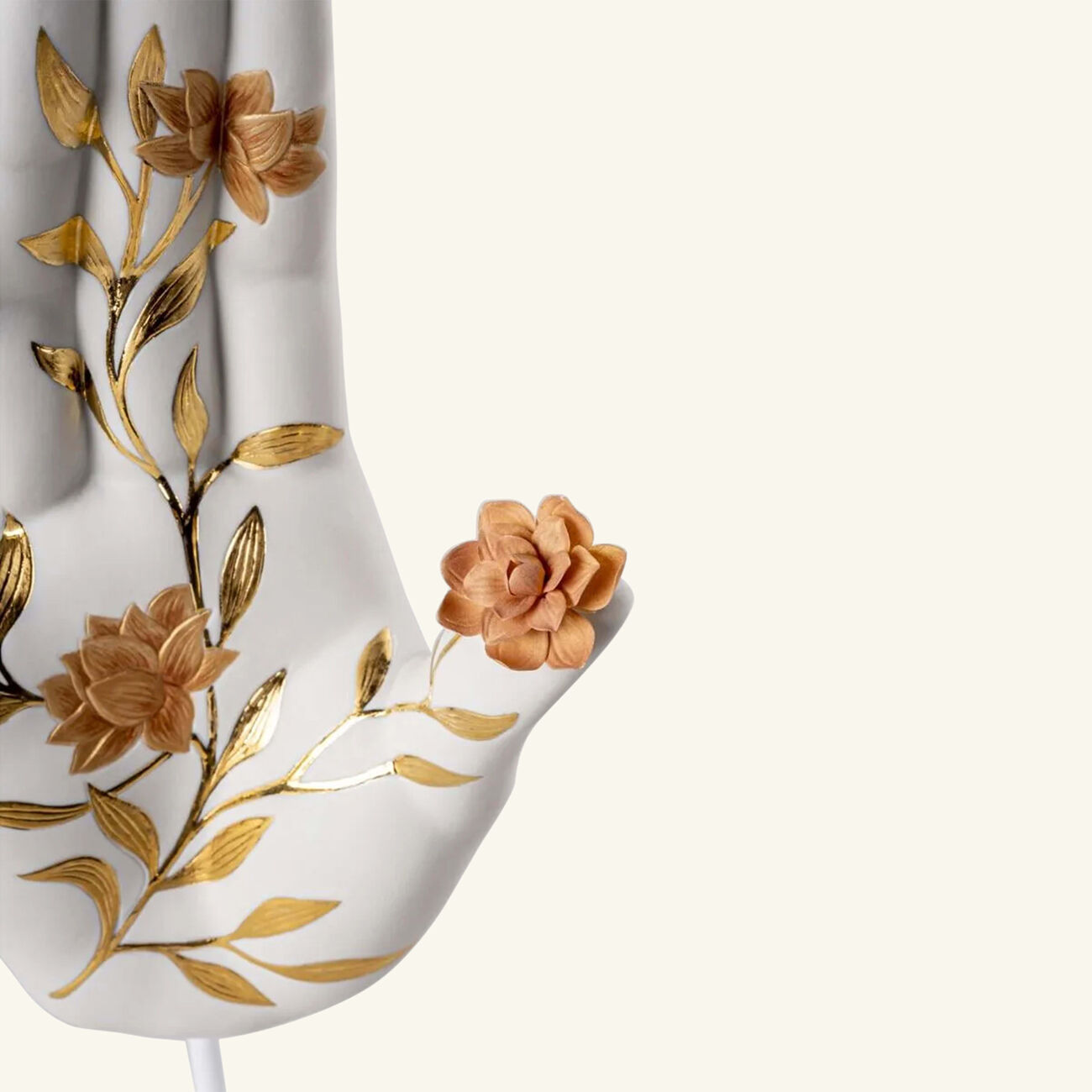 lladro protection mudra sculpture large white
