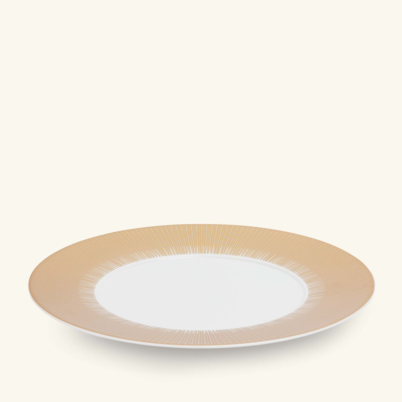 bernardaud sol service plate round gold 31cm