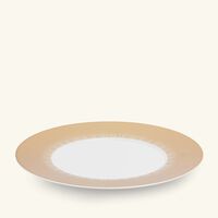 bernardaud sol service plate round gold 31cm
