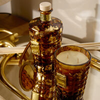 edion tobacco amber candle   diffuser set