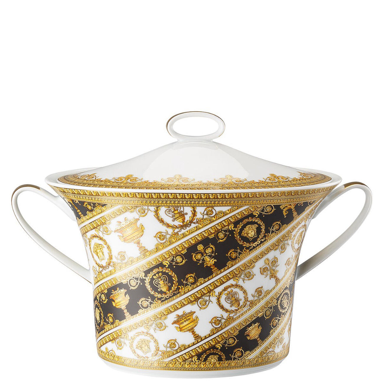versace i love baroque soup tureen black