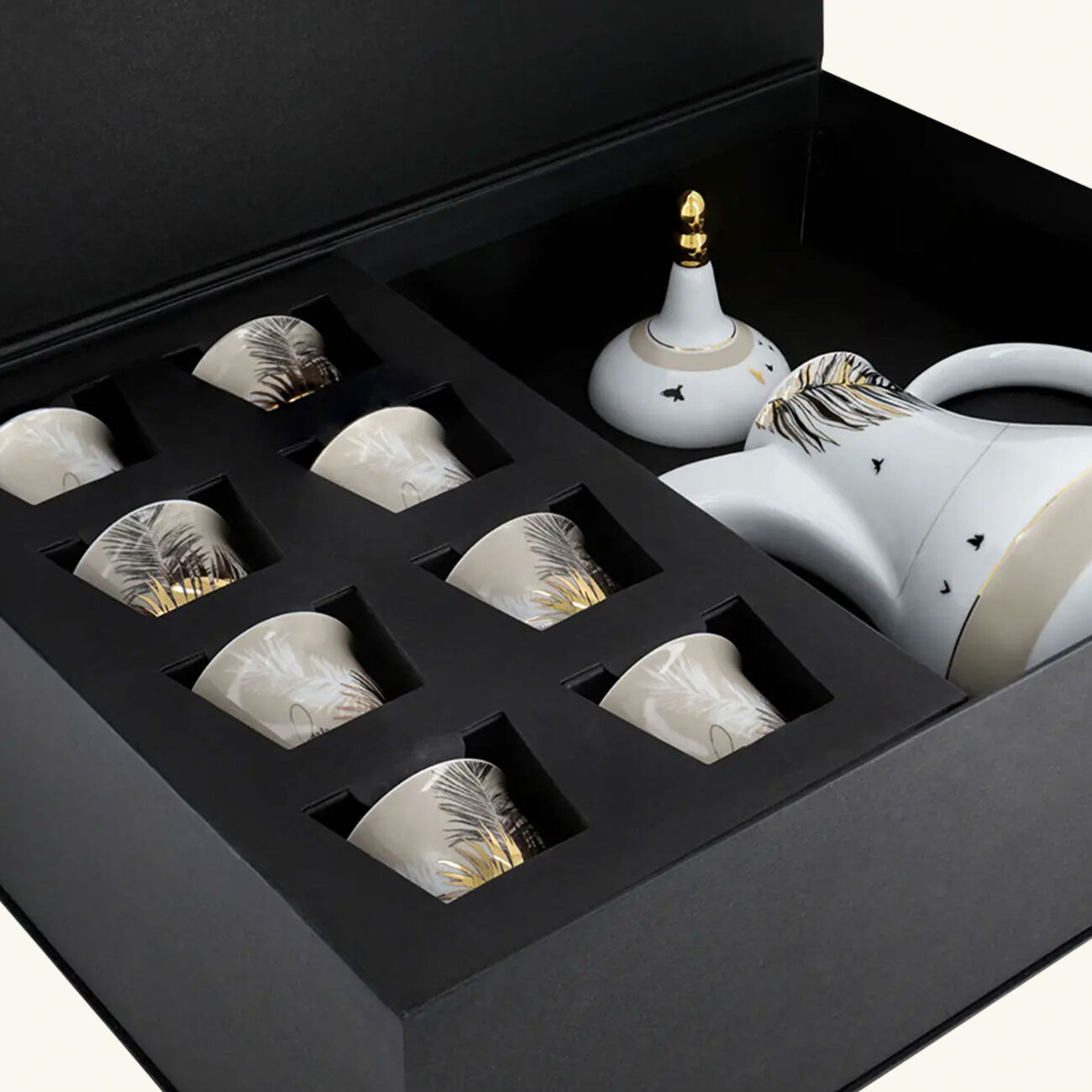 Naseem Dallah & Arabic Coffee Cup Set Of 8 silsal naseem dallah arabic coffee cup set of 8