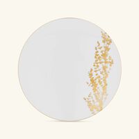 bernardaud vegetal or dinner plate round gold 26cm