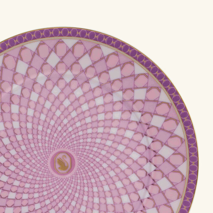 rosenthal signum rose plate round pink 18cm