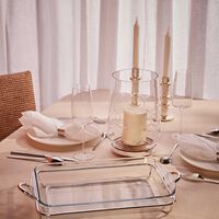 christofle madison 6 hurricane candle holder stainless steel