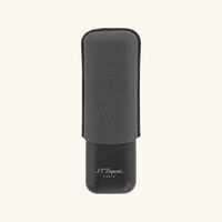 Double Cigar Case Black st dupont double cigar case black
