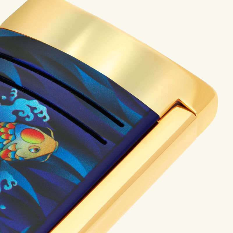 اس تي دوبون ولاعة ماكسيجت كوي فيش زرقاء