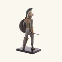 lladro gladiator sculpture extra large black