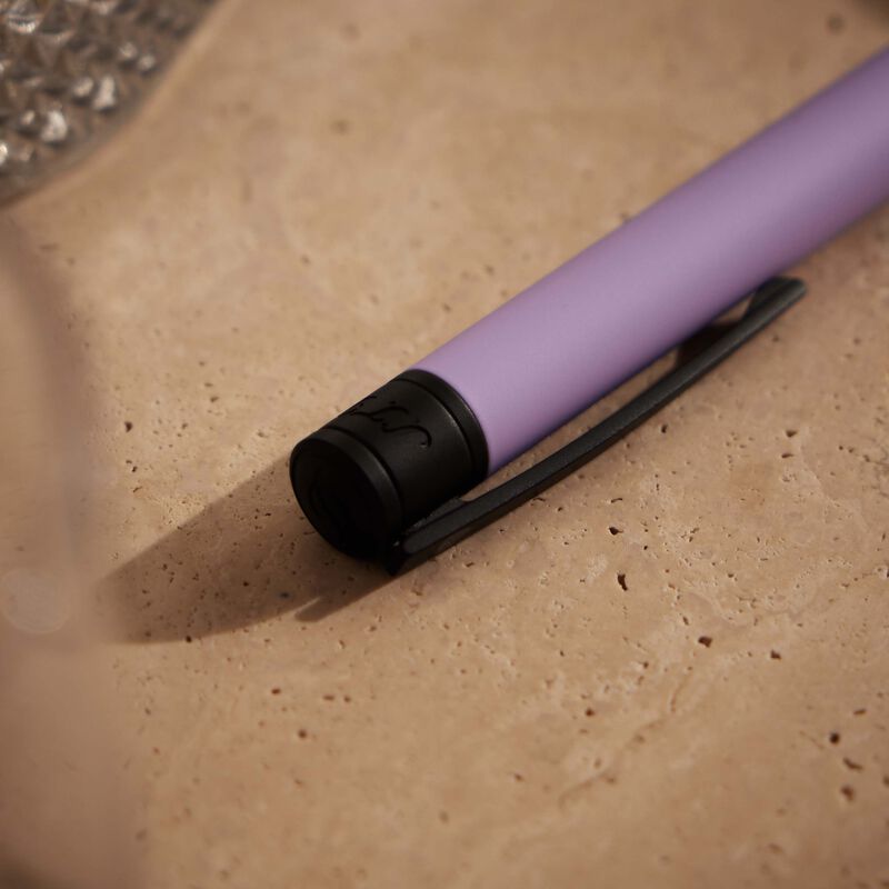 D-Initial Ballpoint Pen Lilac st dupont d initial ballpoint pen lilac