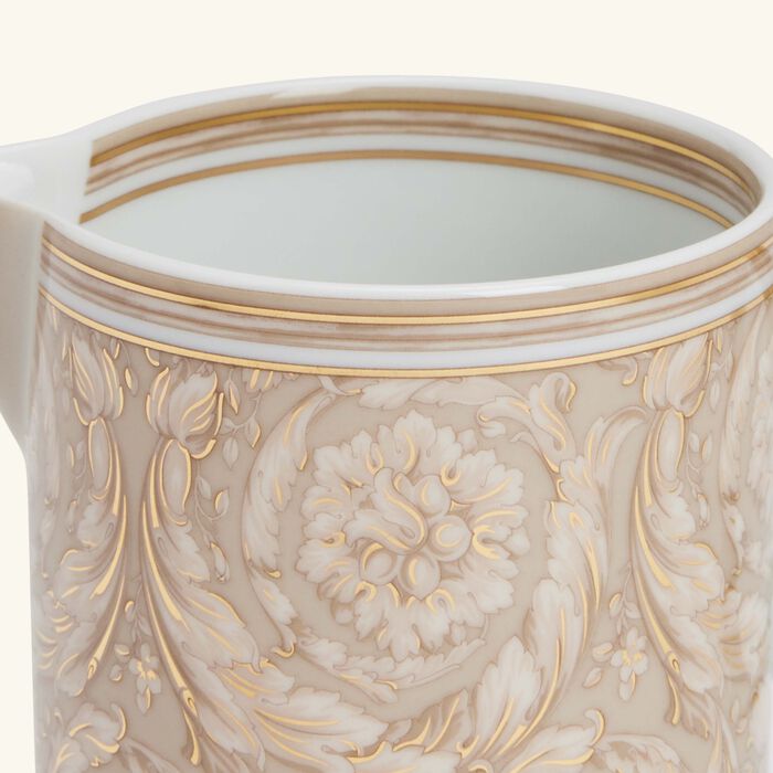 versace barocco beige creamer