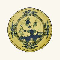 ginori 1735 antico doccia dessert plate round yellow 21cm